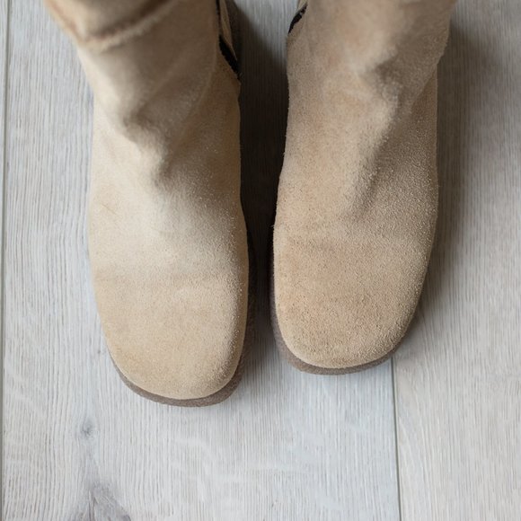 Suede tall boots made in Spain SZ 37 - Picture 2 of 16